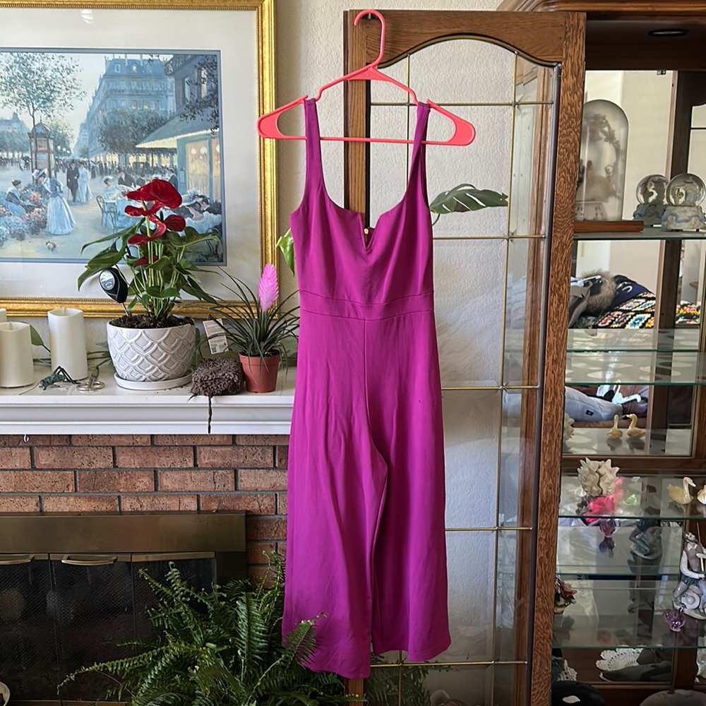 Pink pant suit